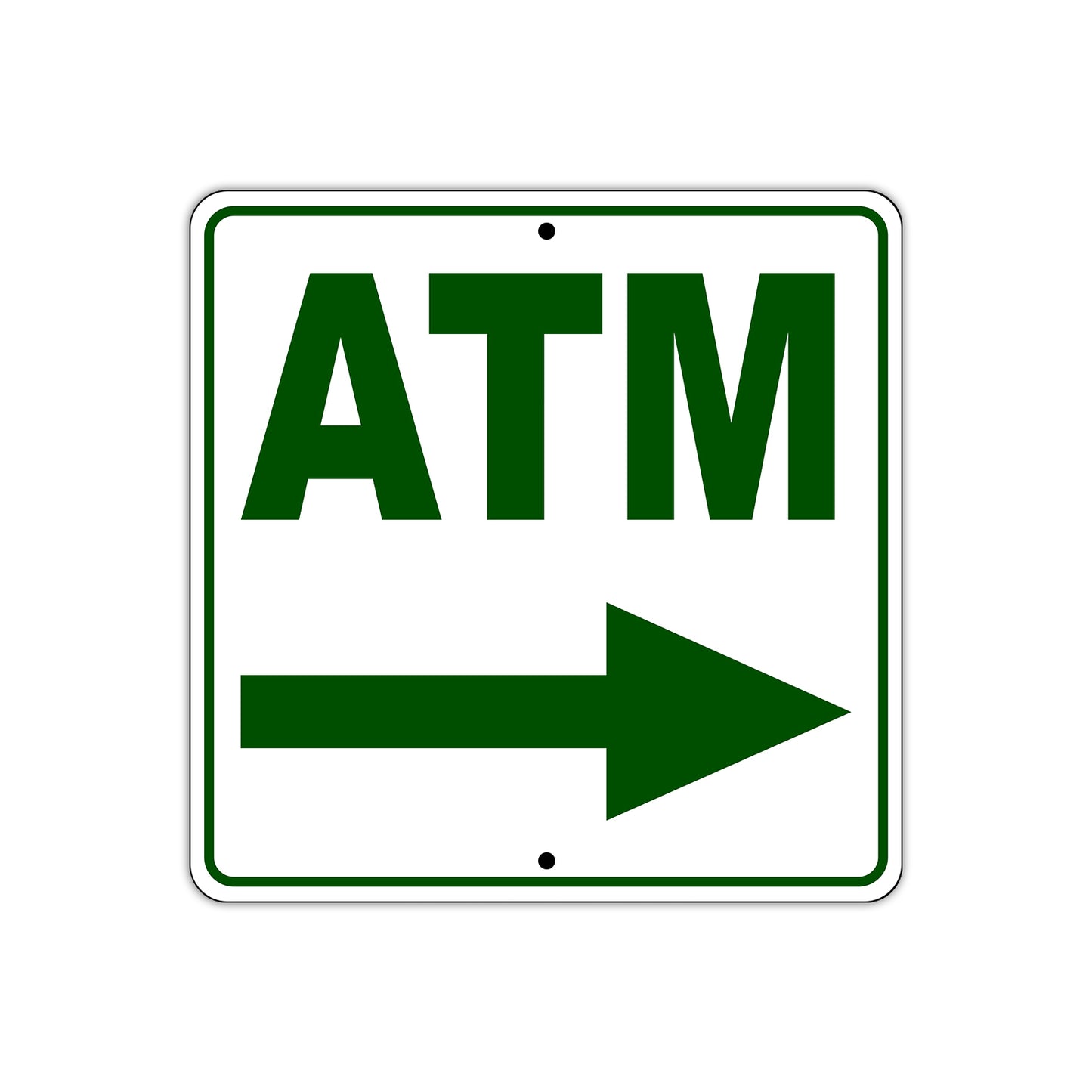 ATM Right Side ATM Directional sign Plate