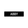 Abby Street Metal Sign  