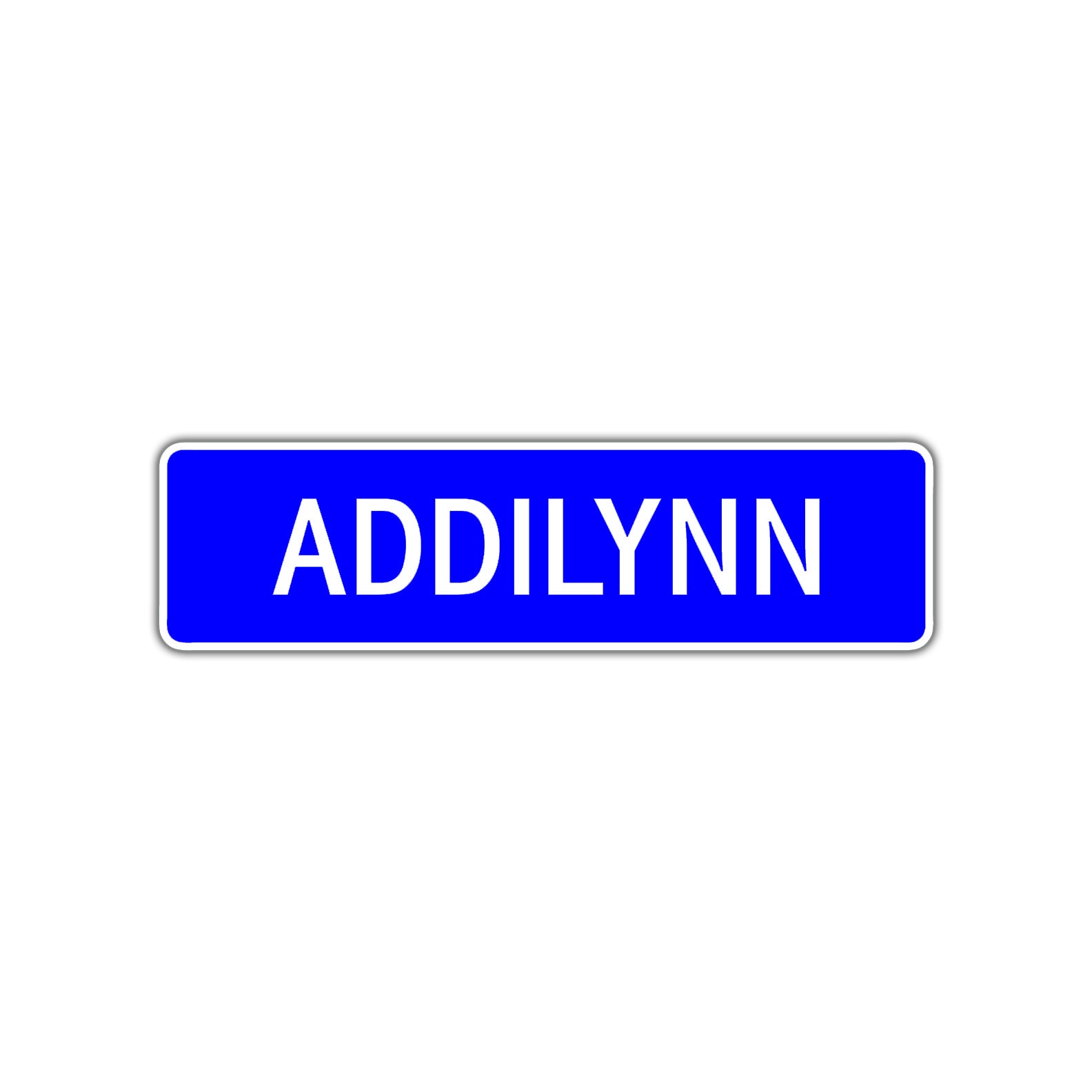 Addilynn Street Metal Sign Plate
