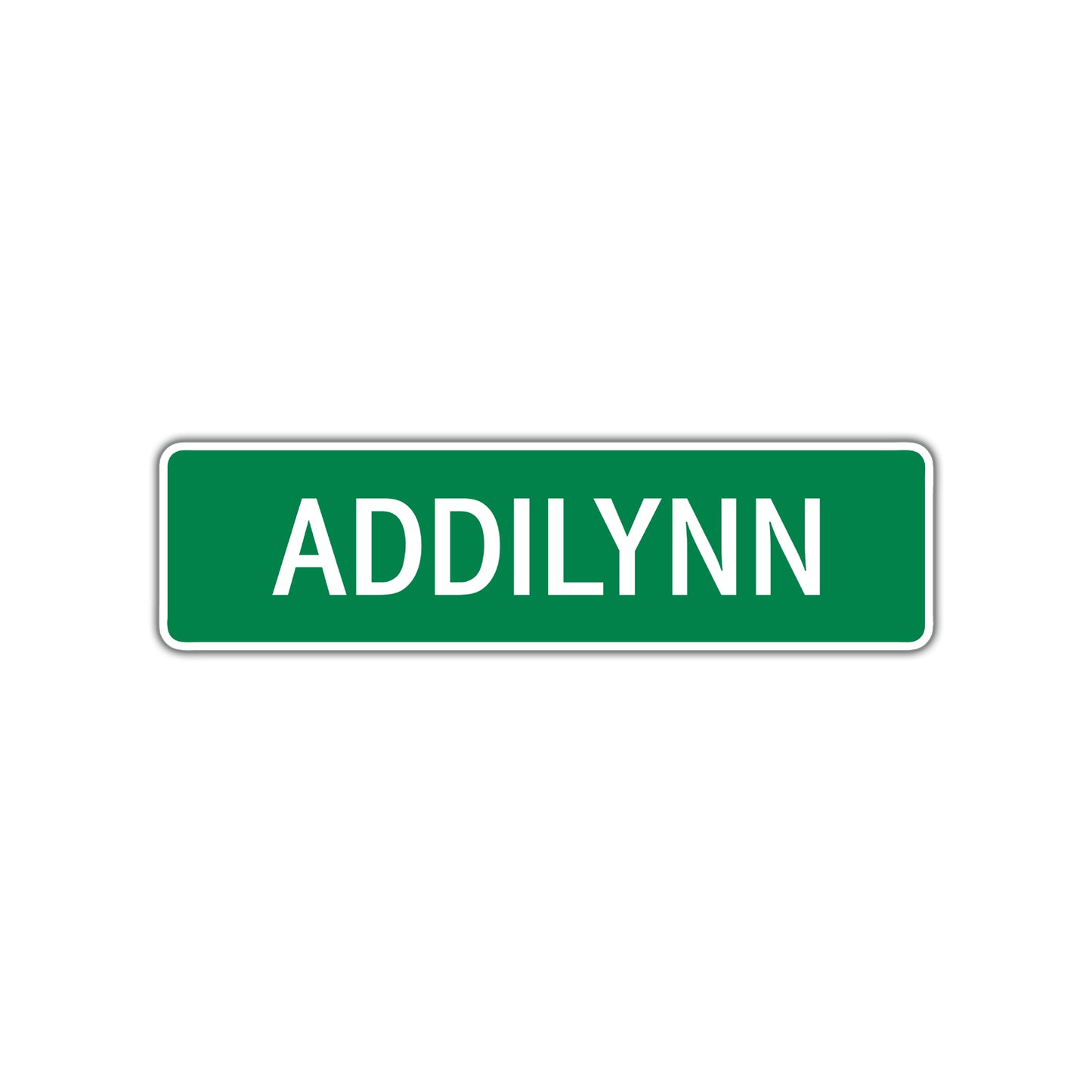 Addilynn Street Sign Plate