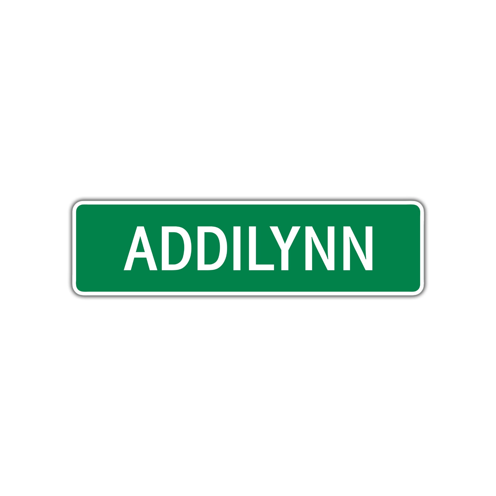 Addilynn Street Sign Plate