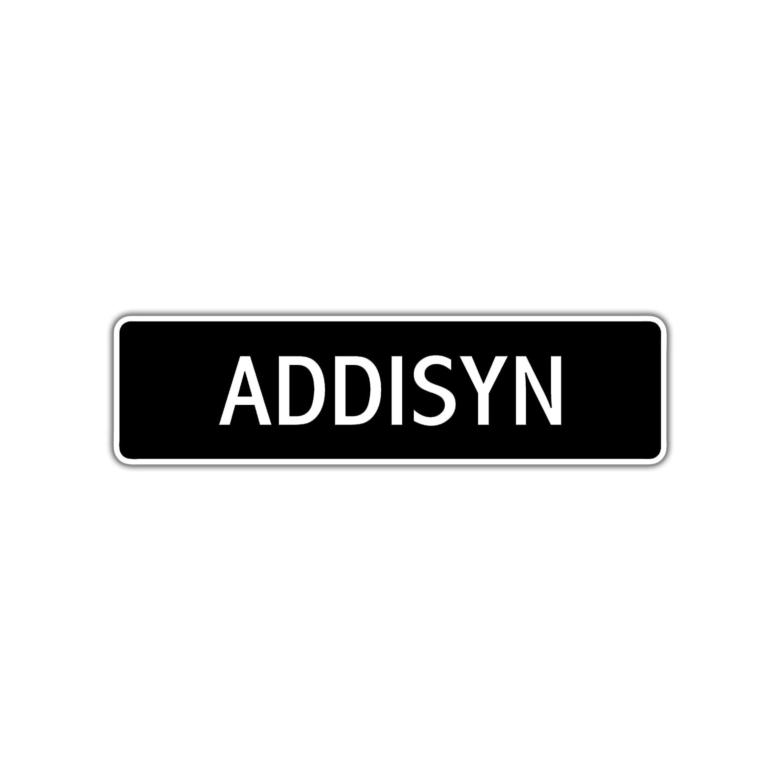 Addisyn Street Metal Sign  