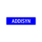Addisyn Street Metal Sign Plate