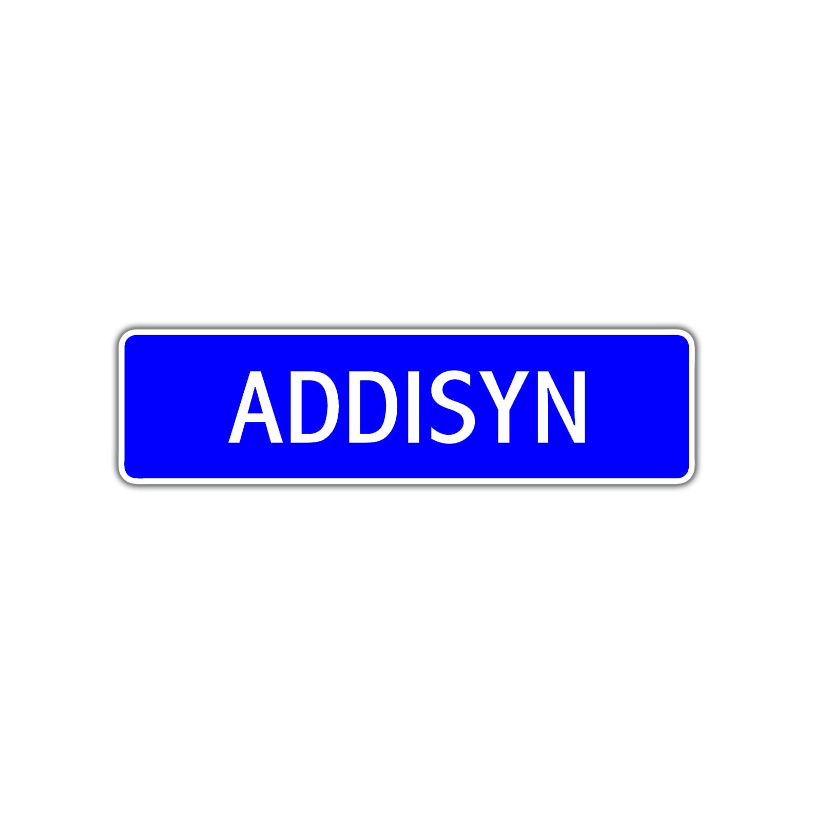 Addisyn Street Metal Sign Plate