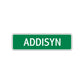 Addisyn Street Sign Plate
