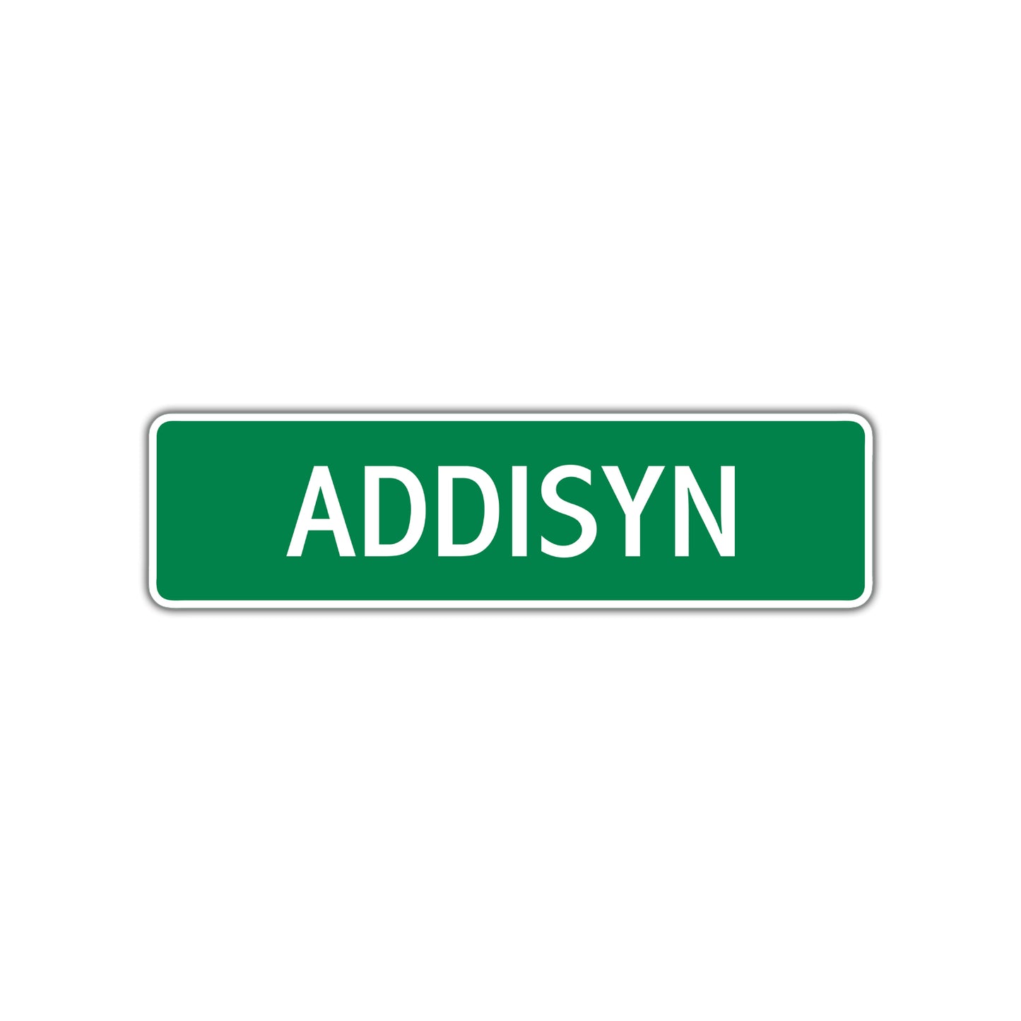 Addisyn Street Sign Plate