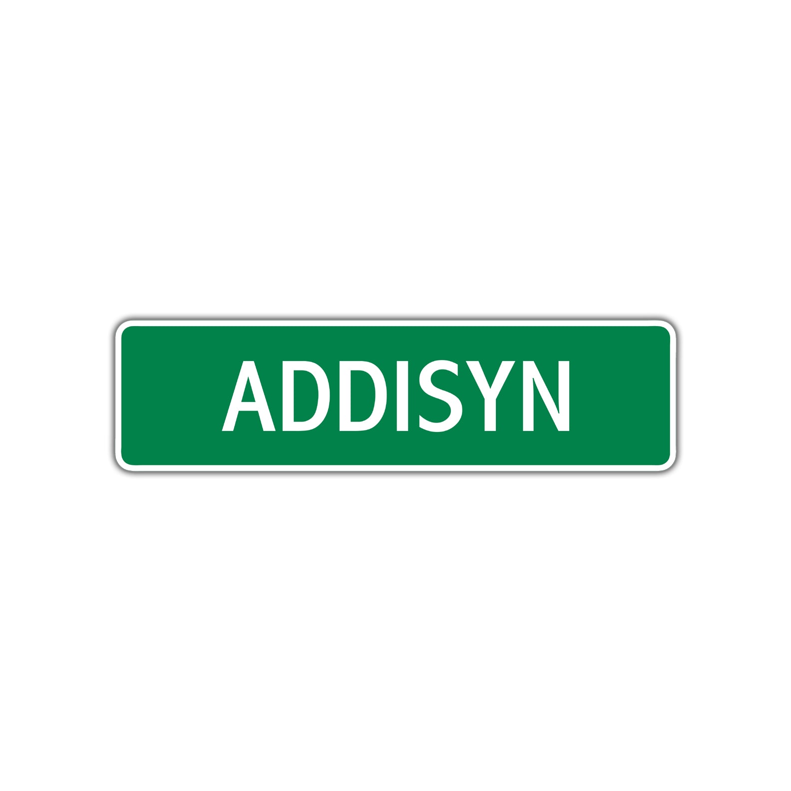 Addisyn Street Sign Plate