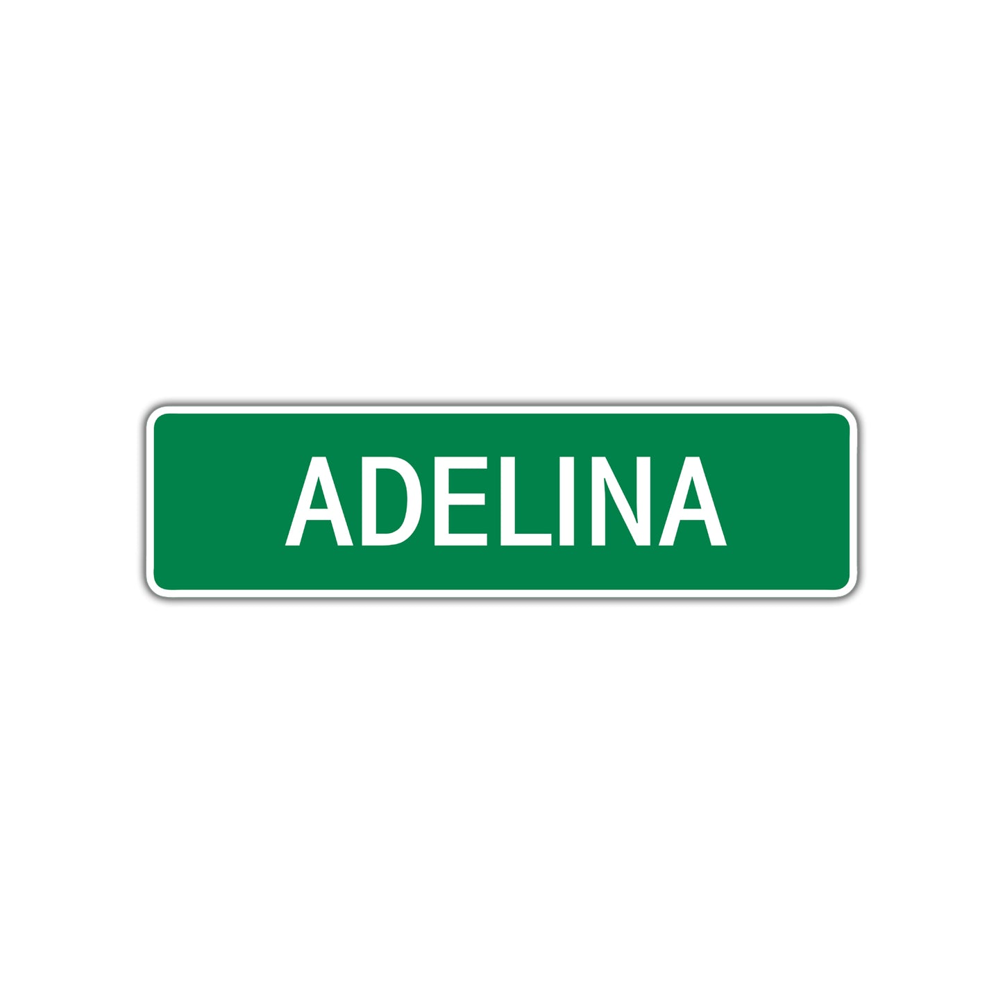 Adelina Street Sign Plate