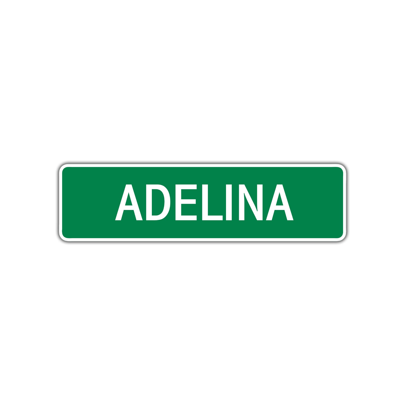Adelina Street Sign Plate