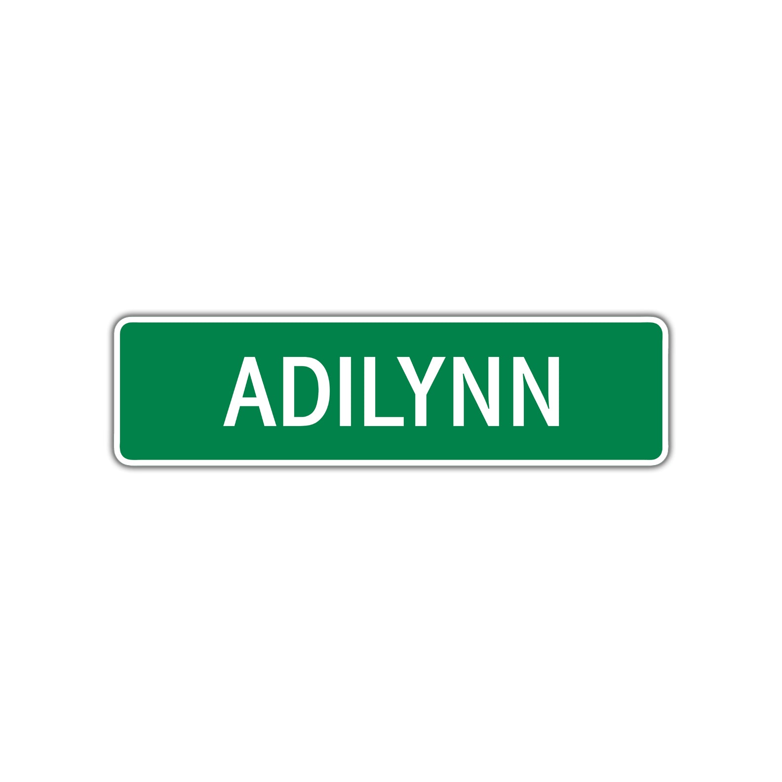 Adilynn Street Sign Children Name Room Plate – Sign Fever