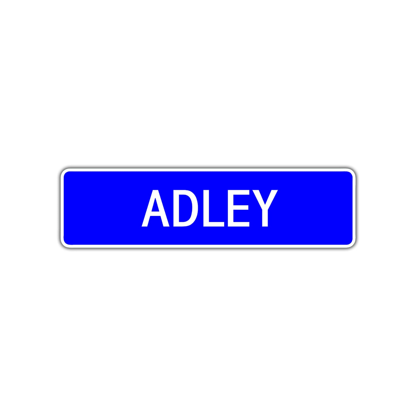 Adley Street Metal Sign Plate