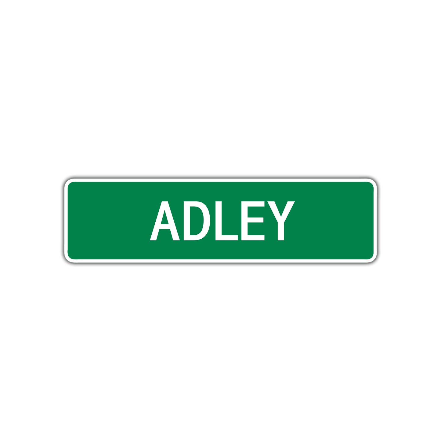 Adley Street Sign Plate