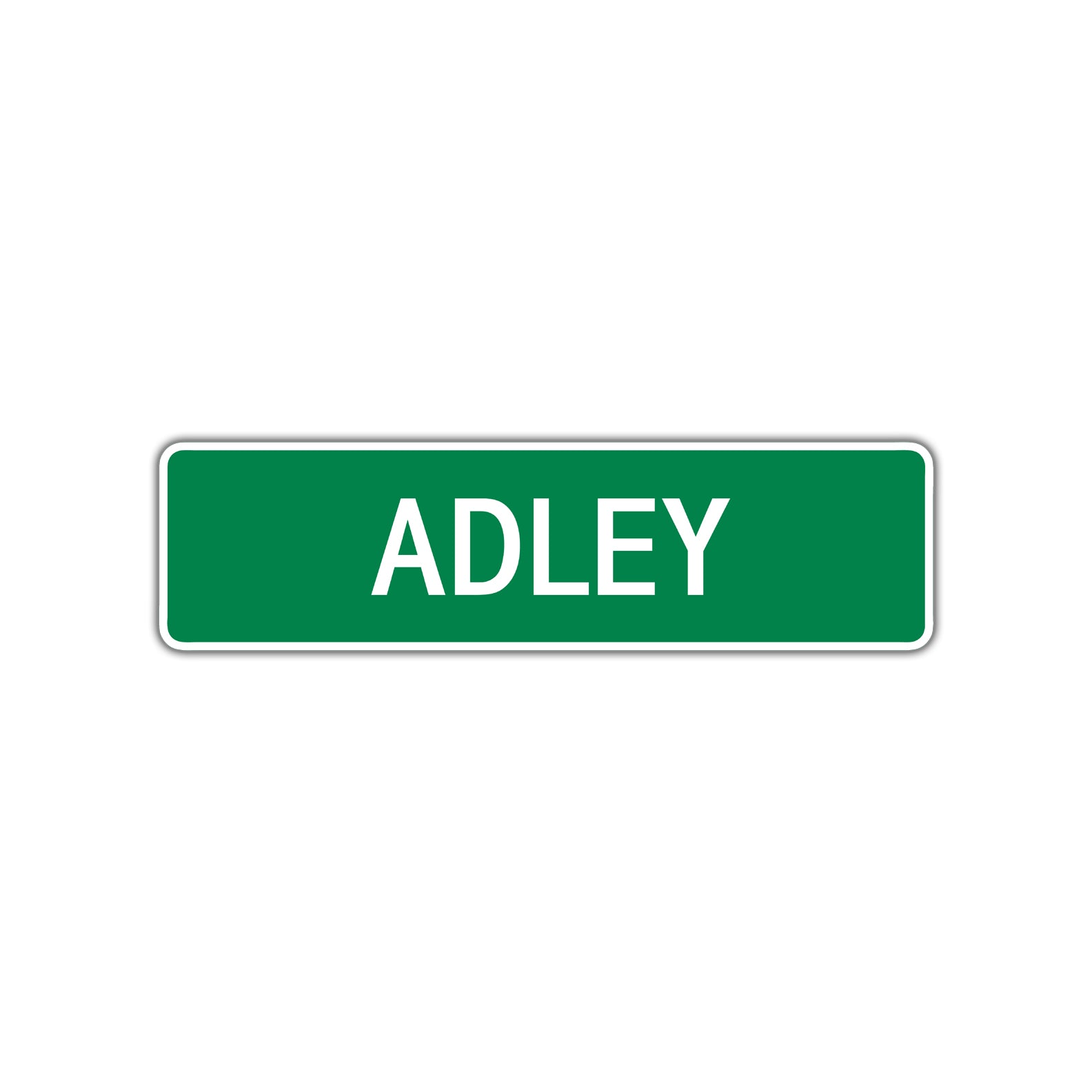 Adley Street Sign Plate