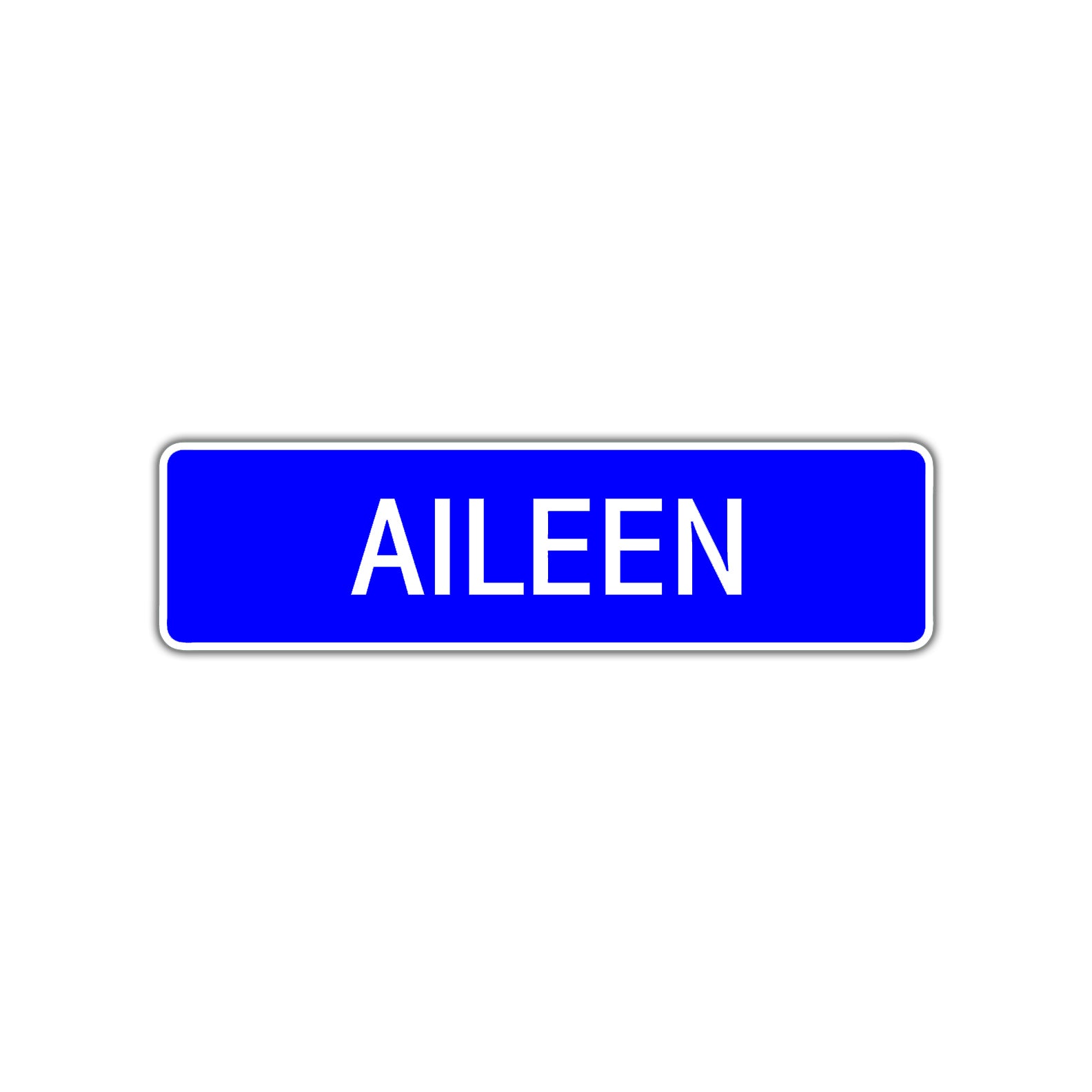 Aileen Street Metal Sign Plate