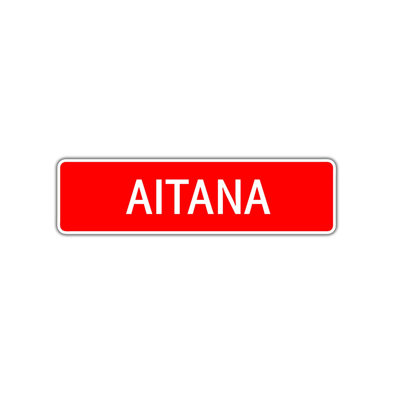Aitana Street Sign