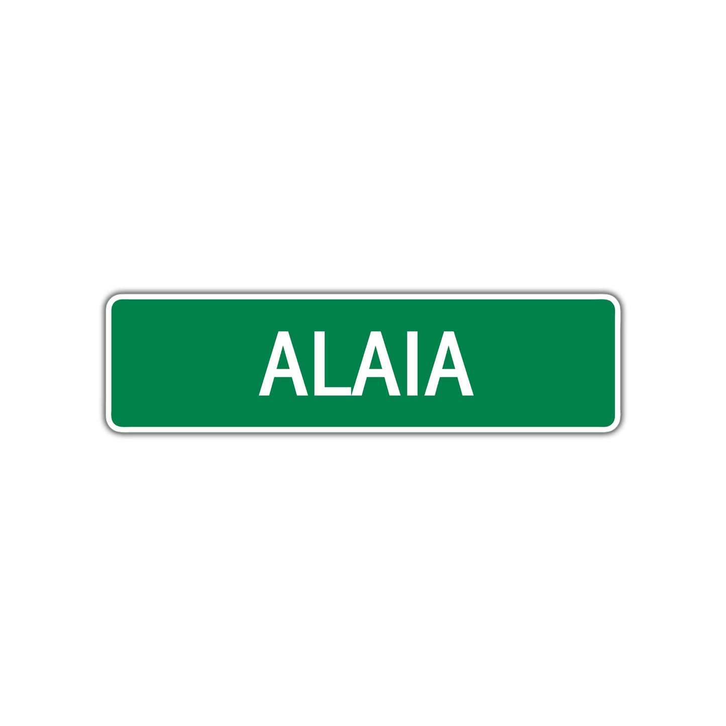 Alaia Street Sign