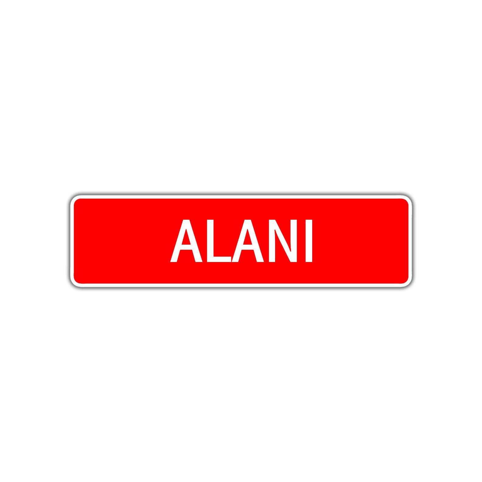 Alani Street Sign