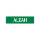 Aleah Street Sign Plate