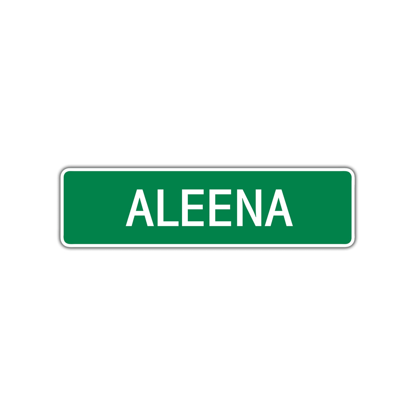 Aleena Street Sign Plate