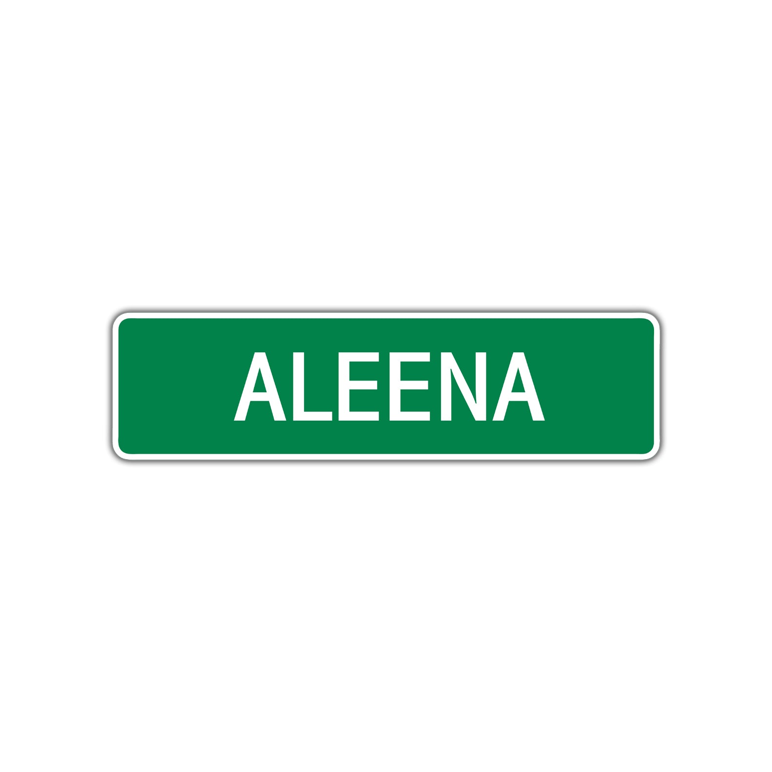 Aleena Street Sign Plate