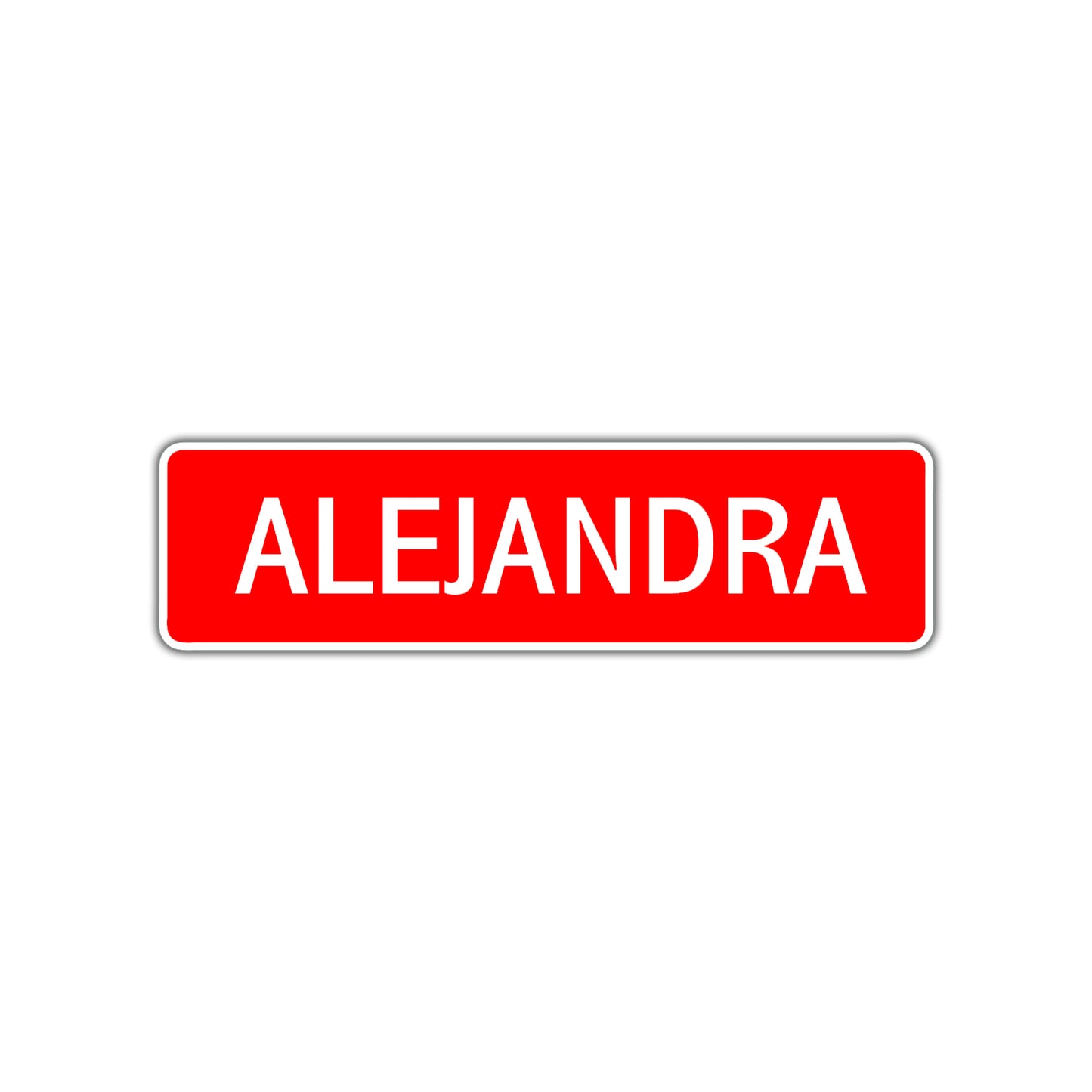 Alejandra Street Sign