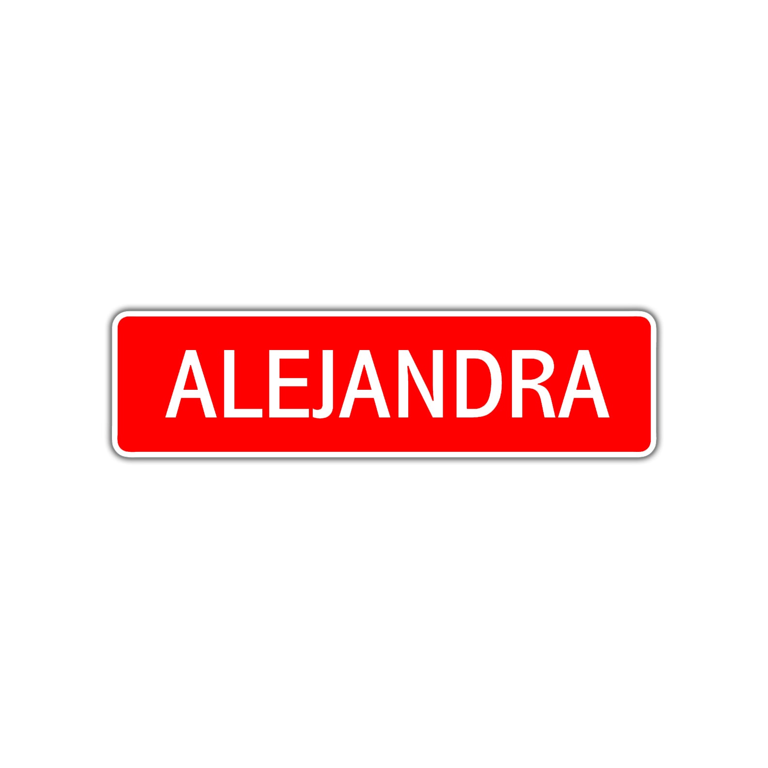 Alejandra Street Sign