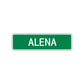 Alena Street Sign Plate