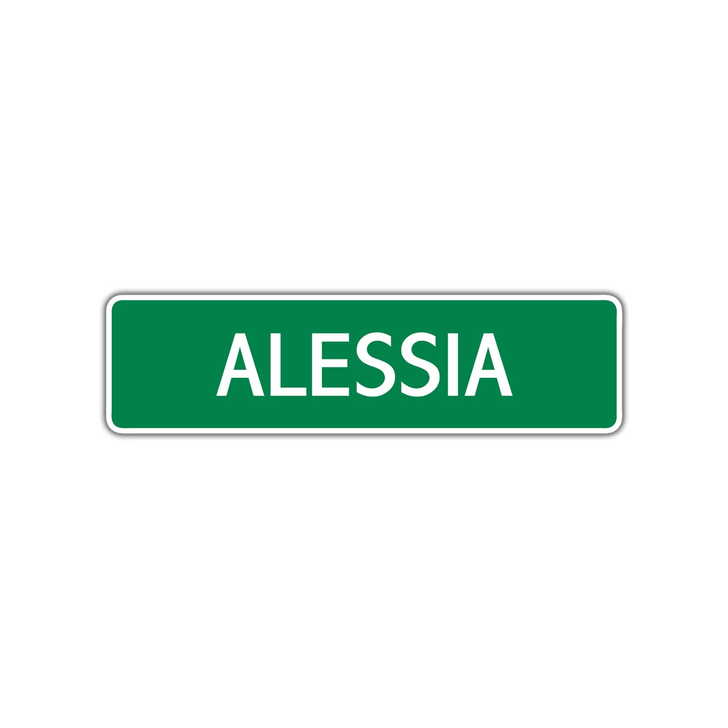 Alessia Street Sign  