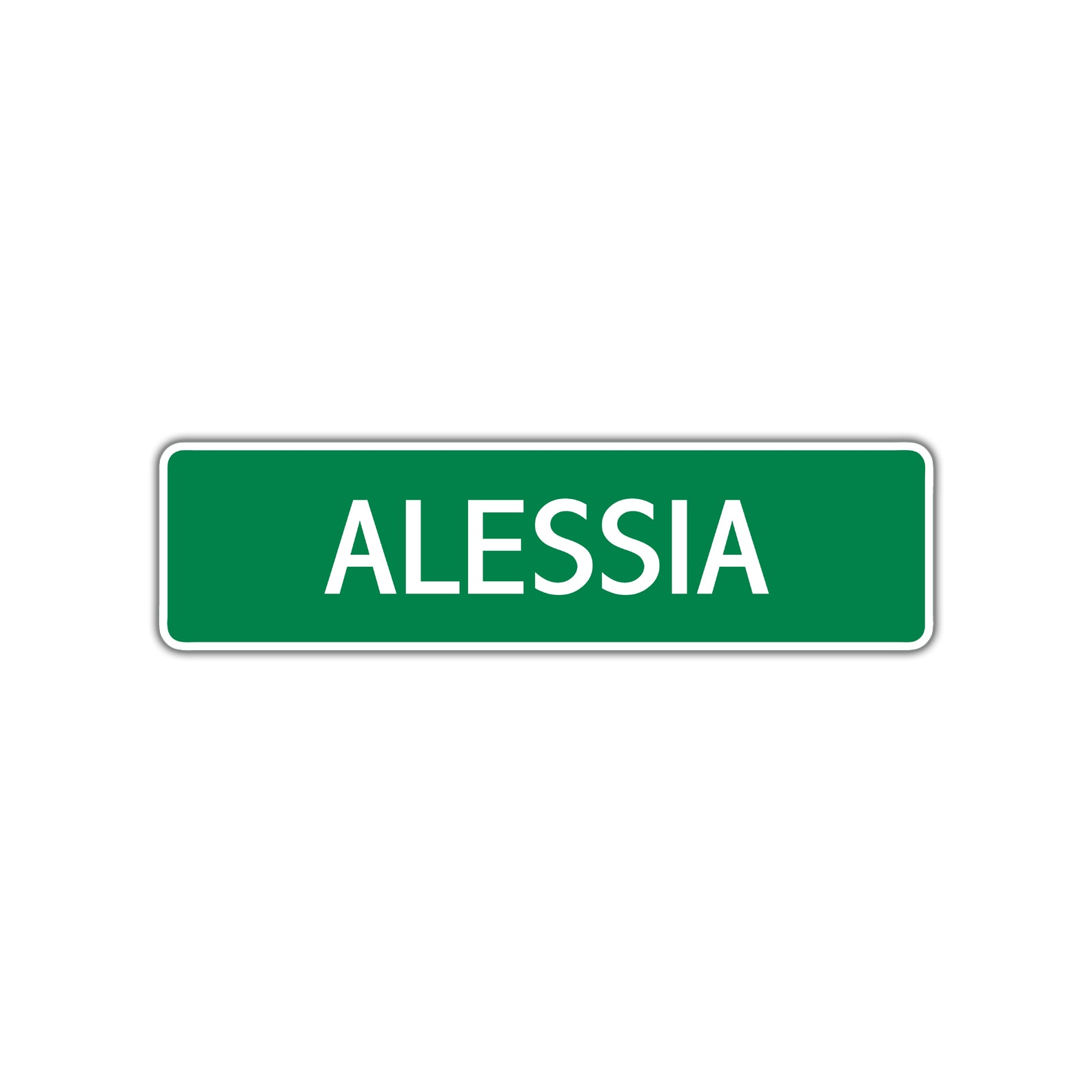 Alessia Street Sign  