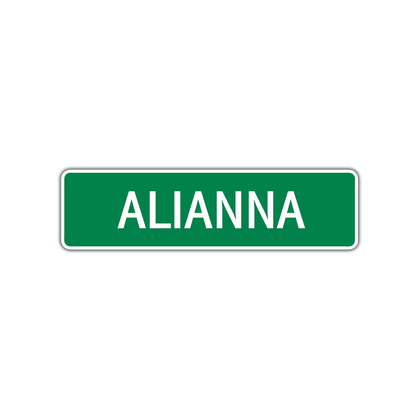Alianna Street Sign