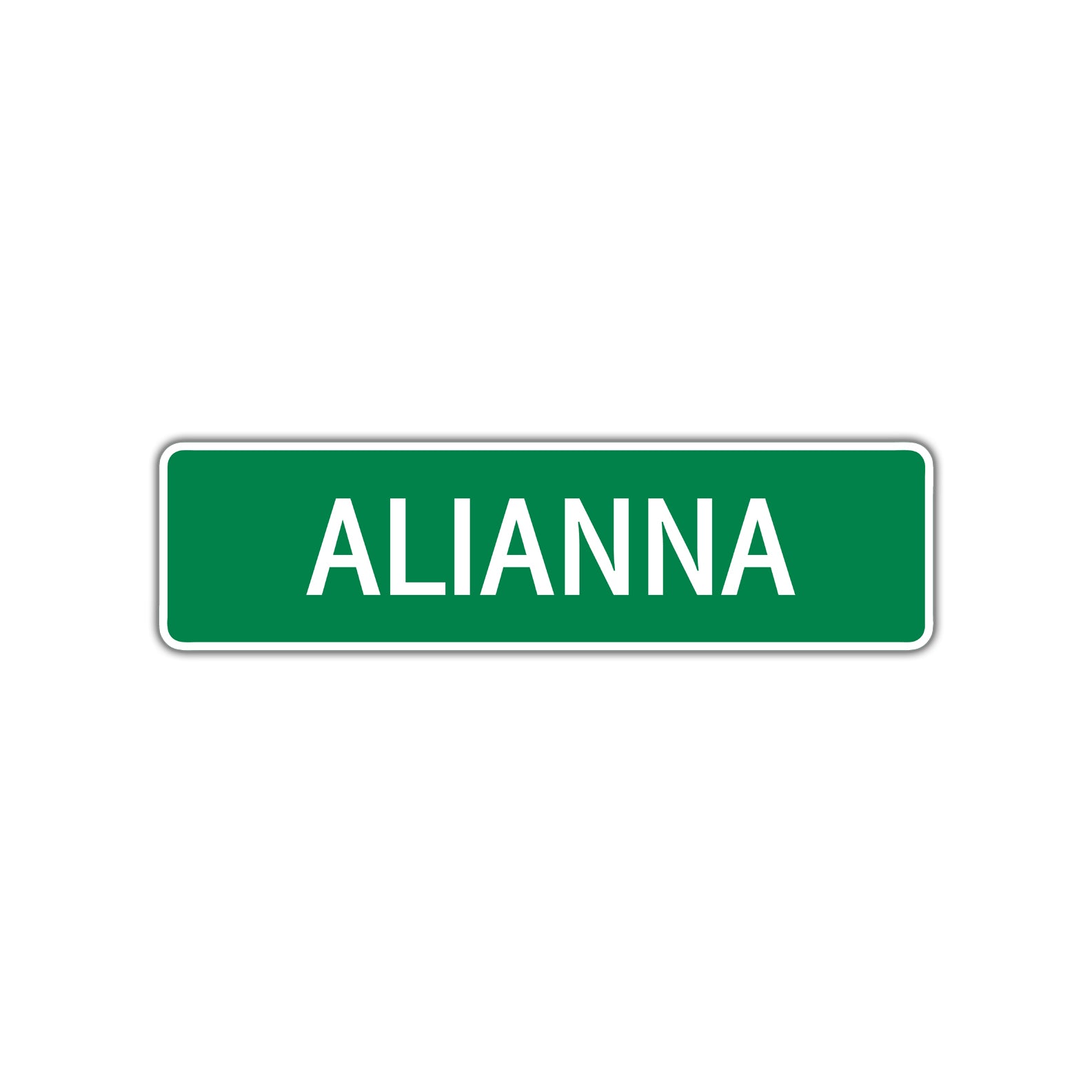 Alianna Street Sign