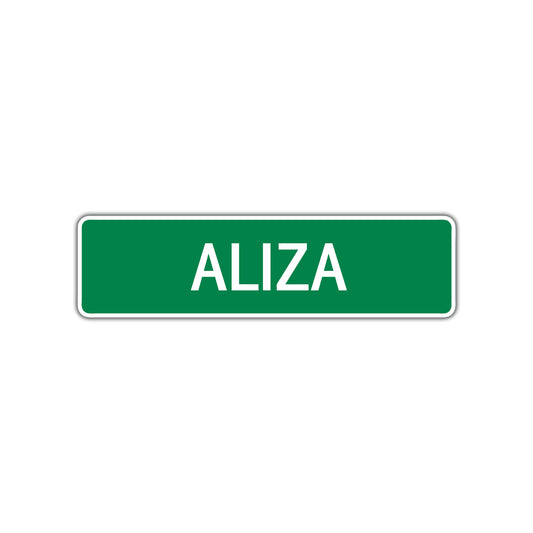 Aliza Street Sign 