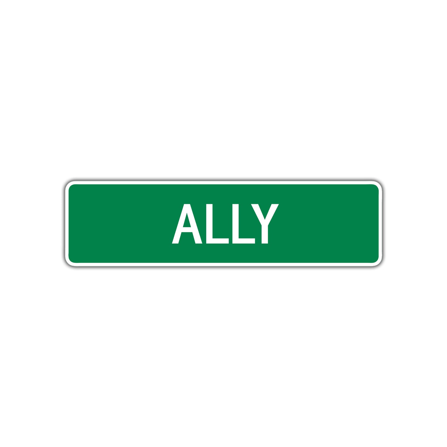 Ally Street Sign 
