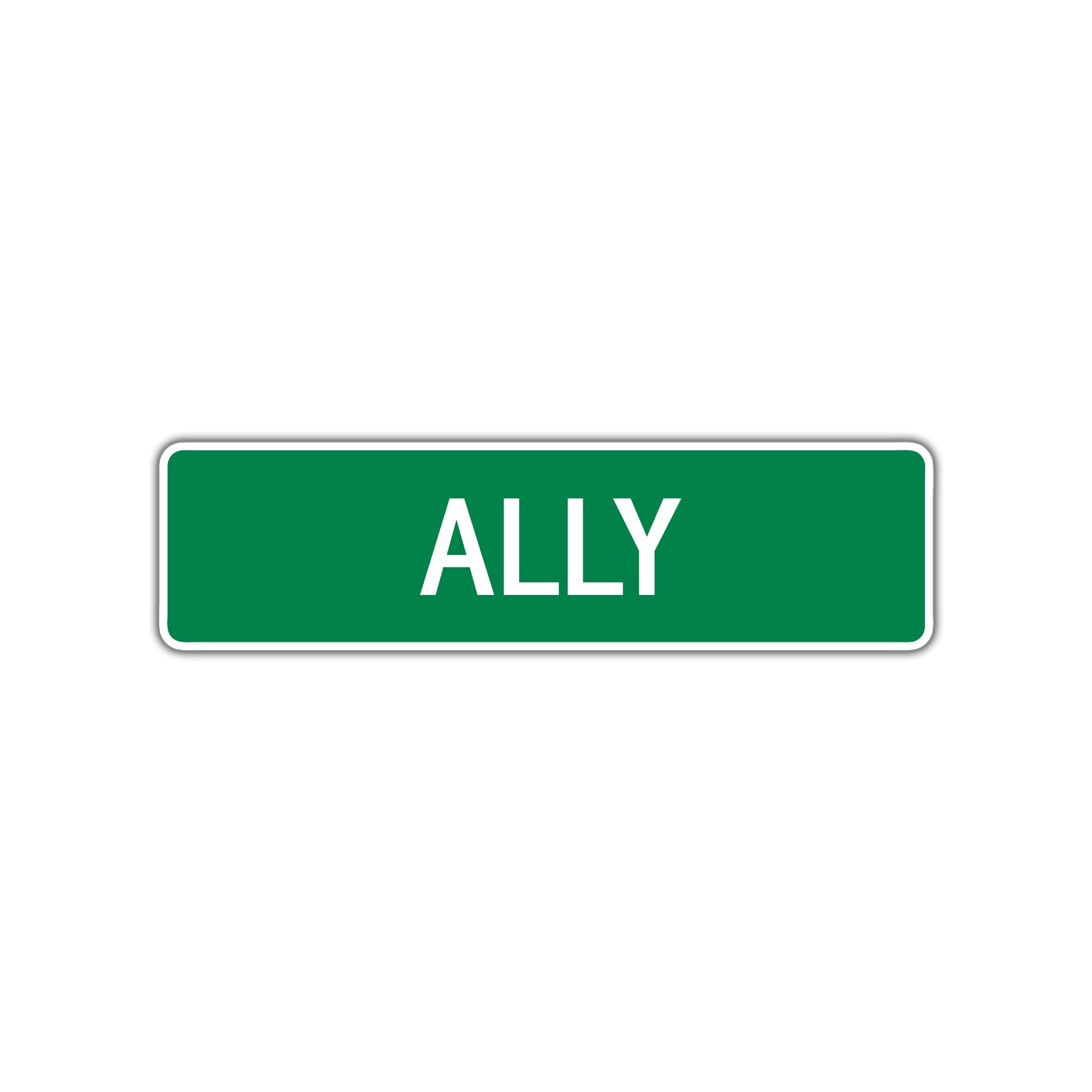 Ally Street Sign 