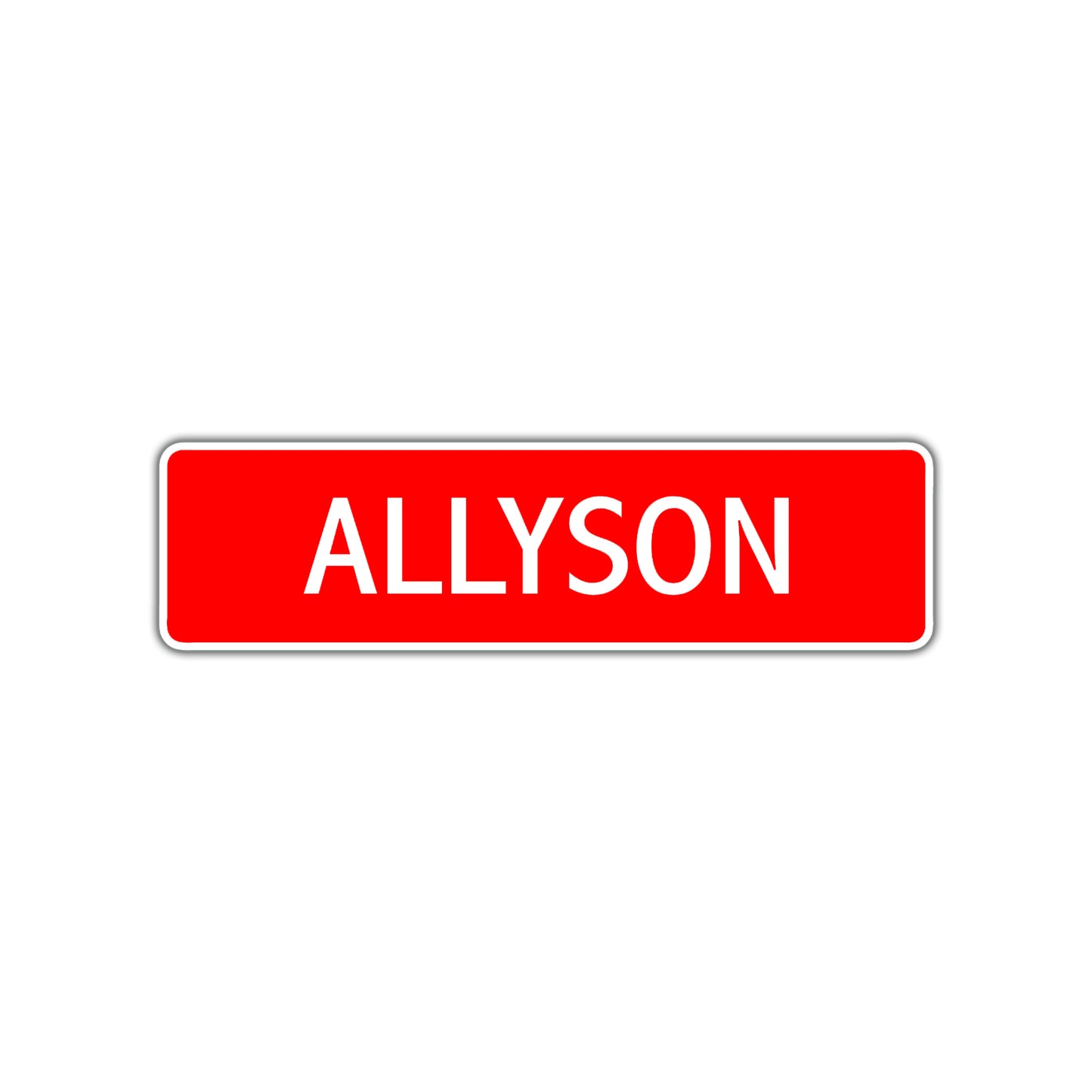 Allyson Street Sign