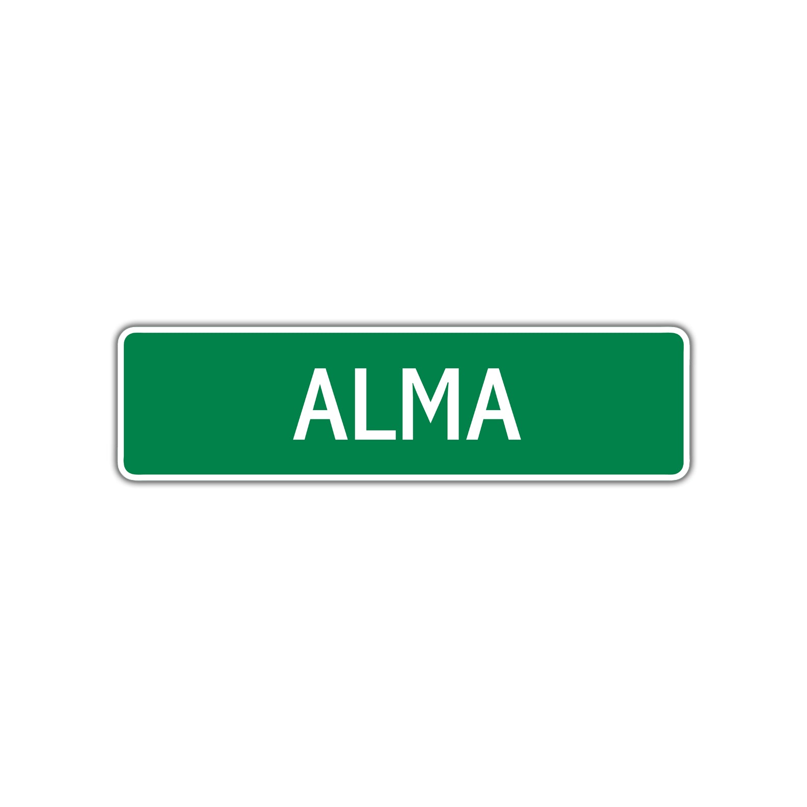 Alma Street Sign