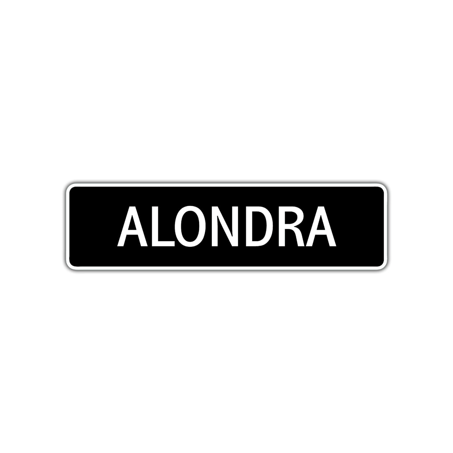 Alondra Street Metal Sign  