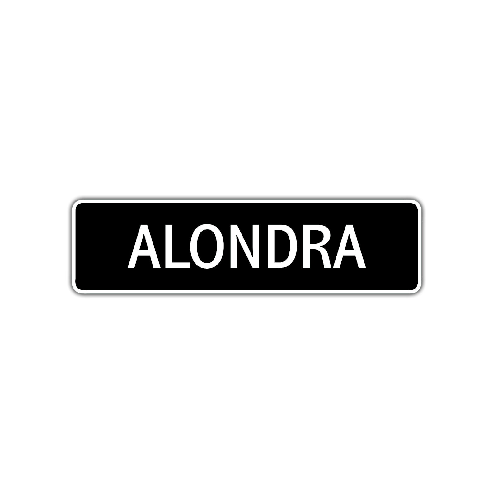 Alondra Street Metal Sign  