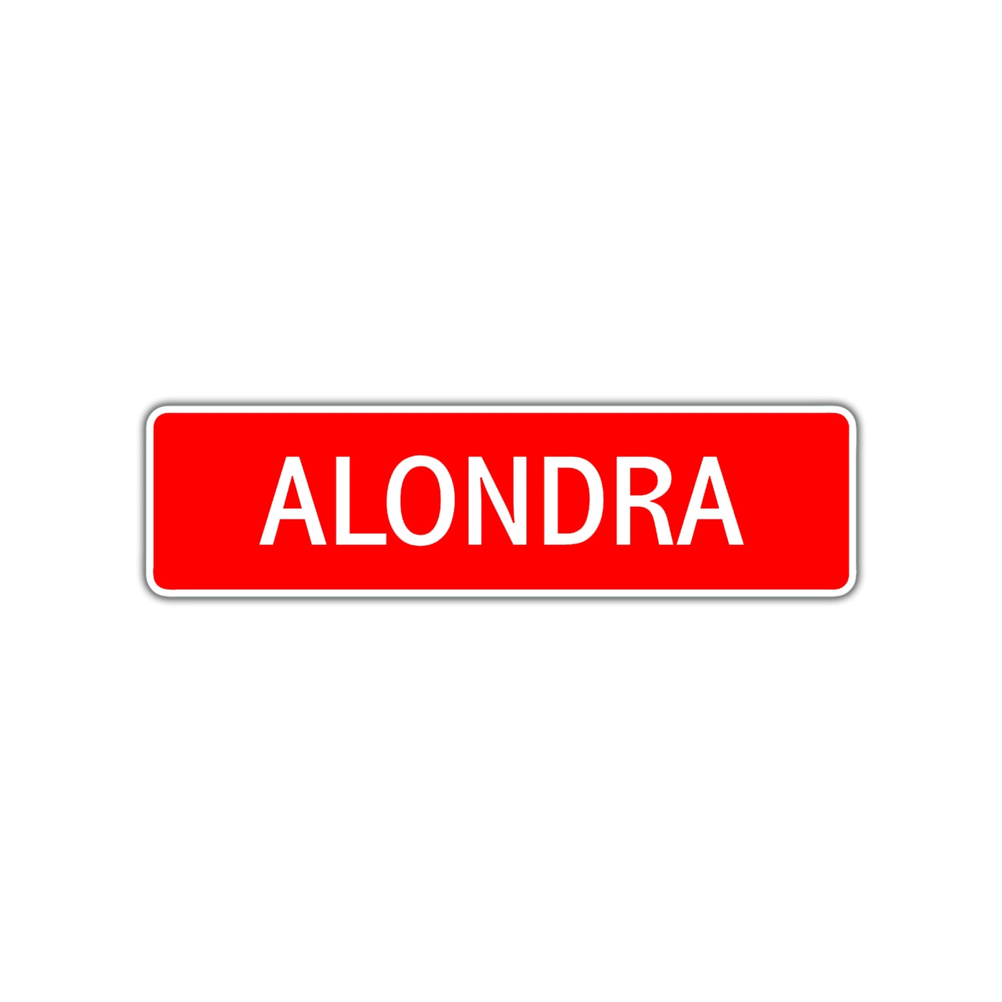 Alondra Street Sign