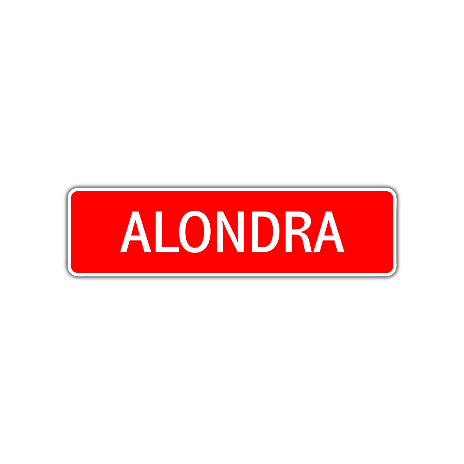 Alondra Street Sign
