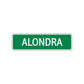 Alondra Street Sign Plate