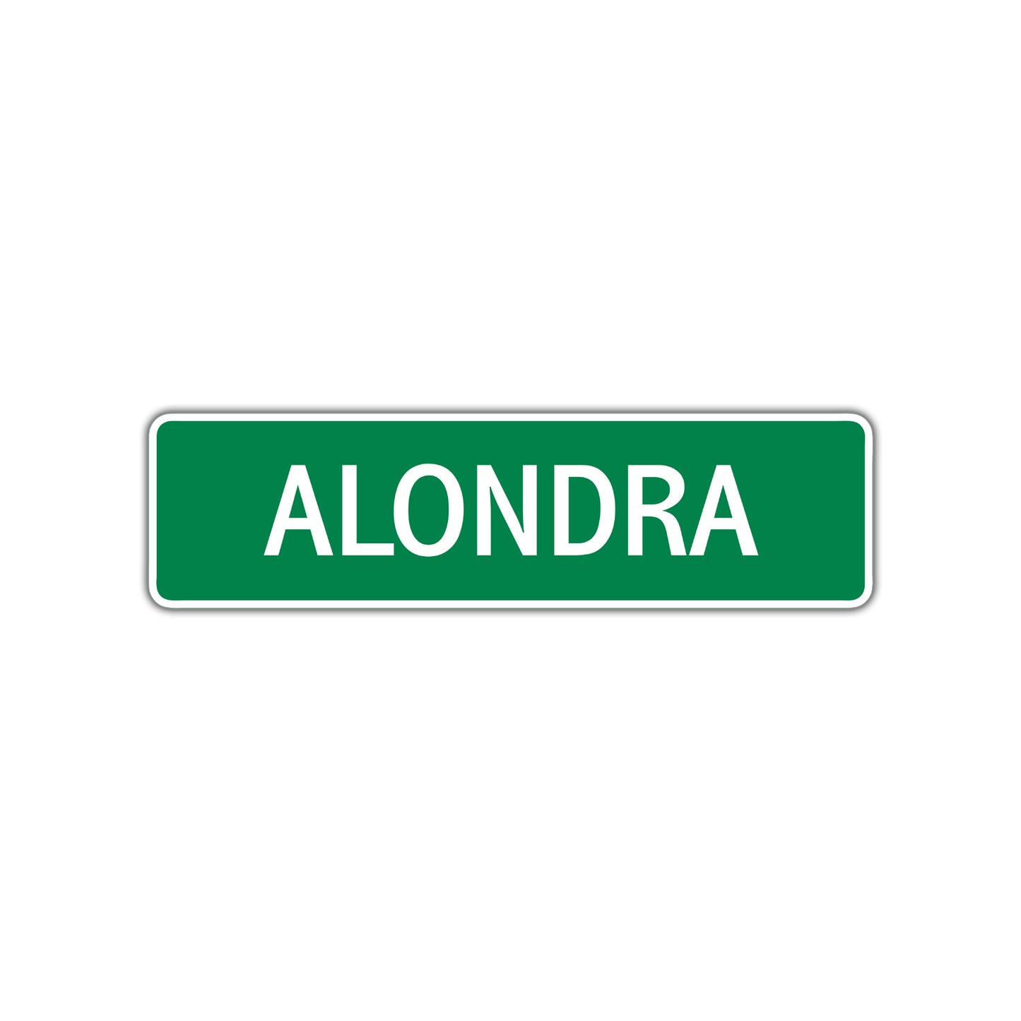 Alondra Street Sign Plate