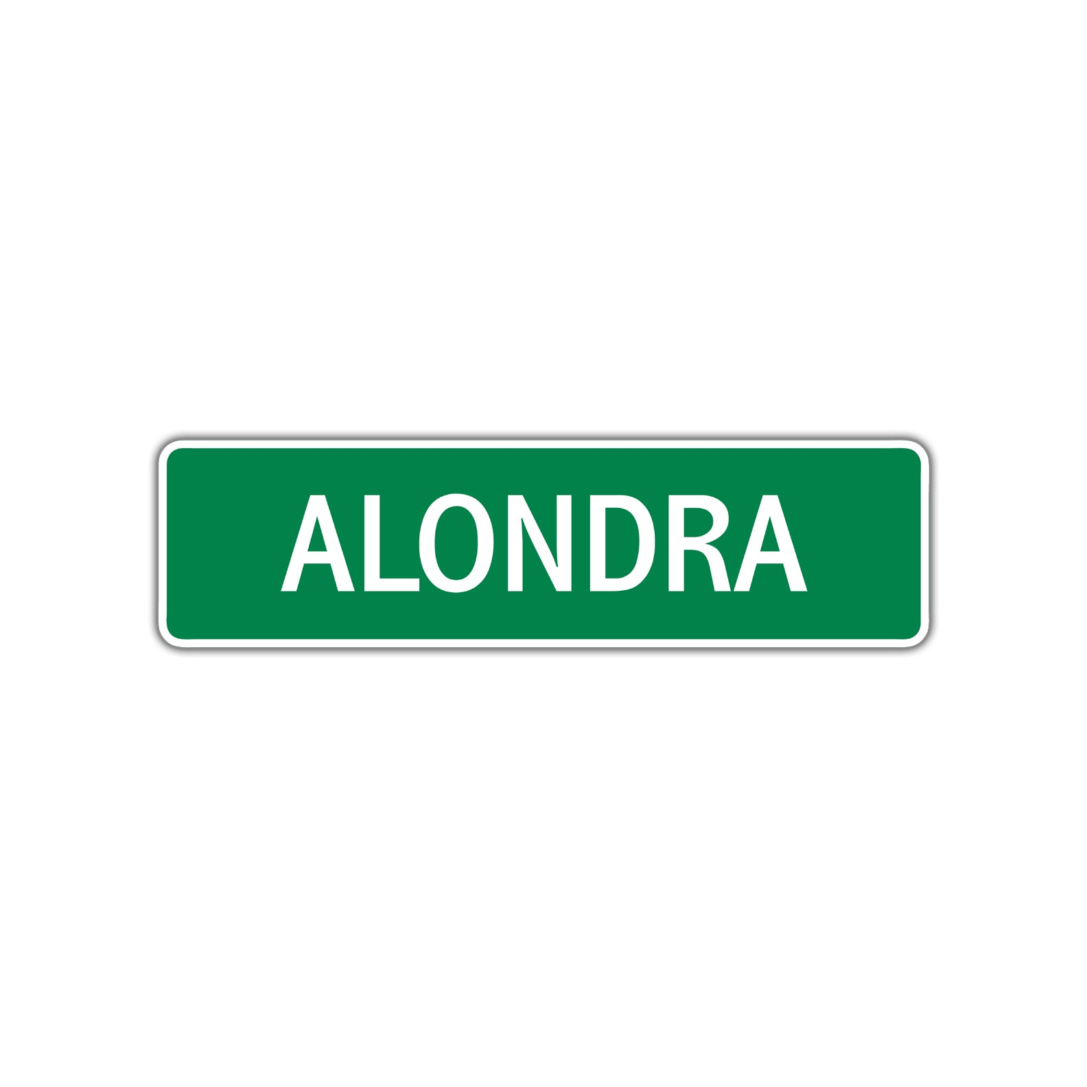 Alondra Street Sign Plate