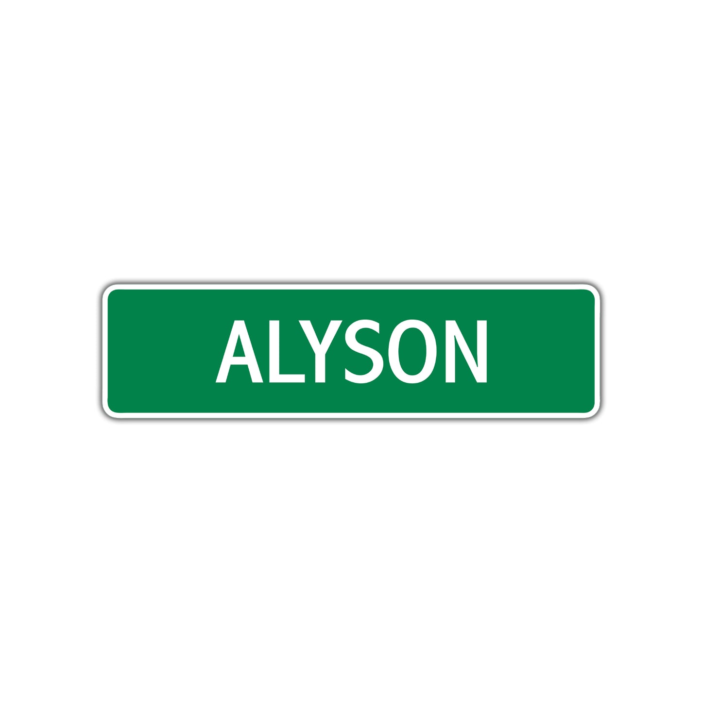 Alyson Street Sign