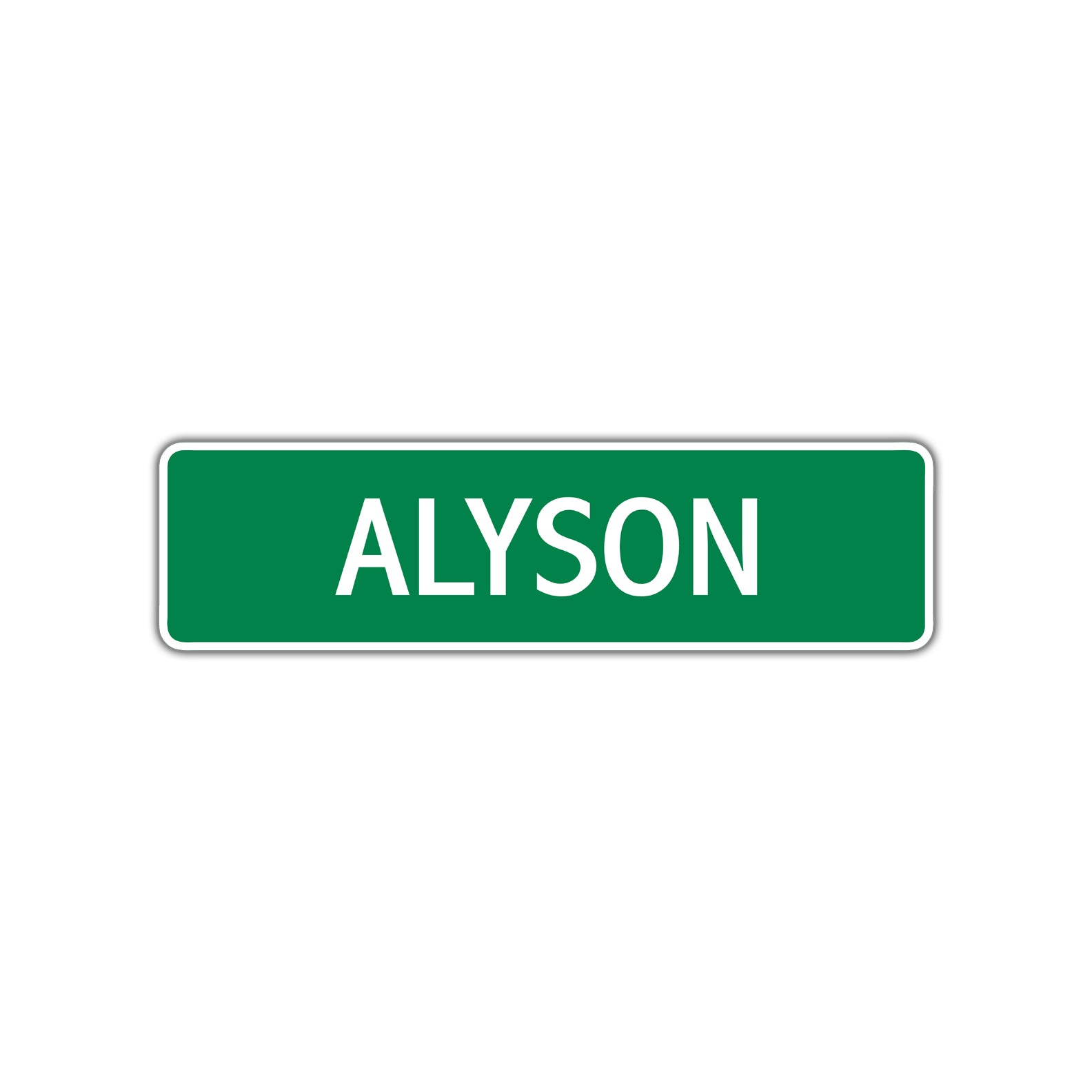 Alyson Street Sign