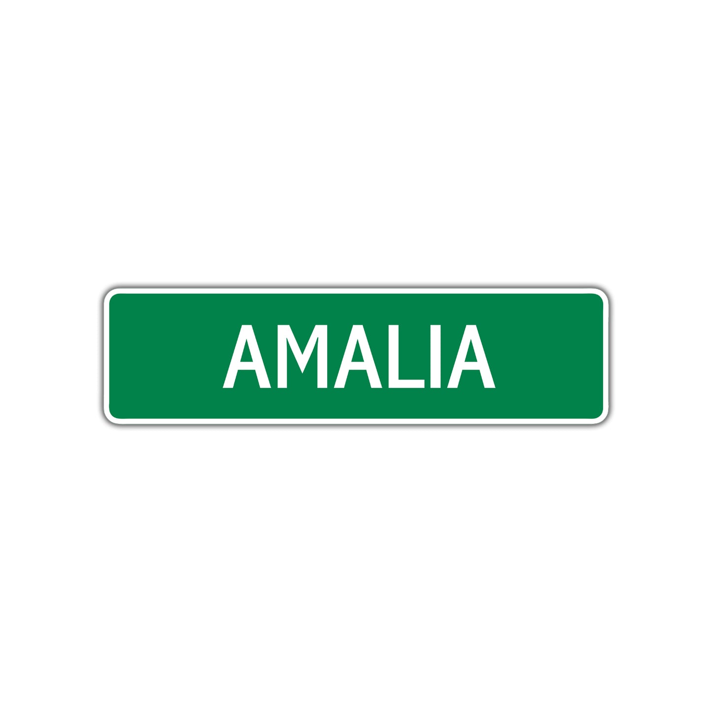 Amalia Street Sign 