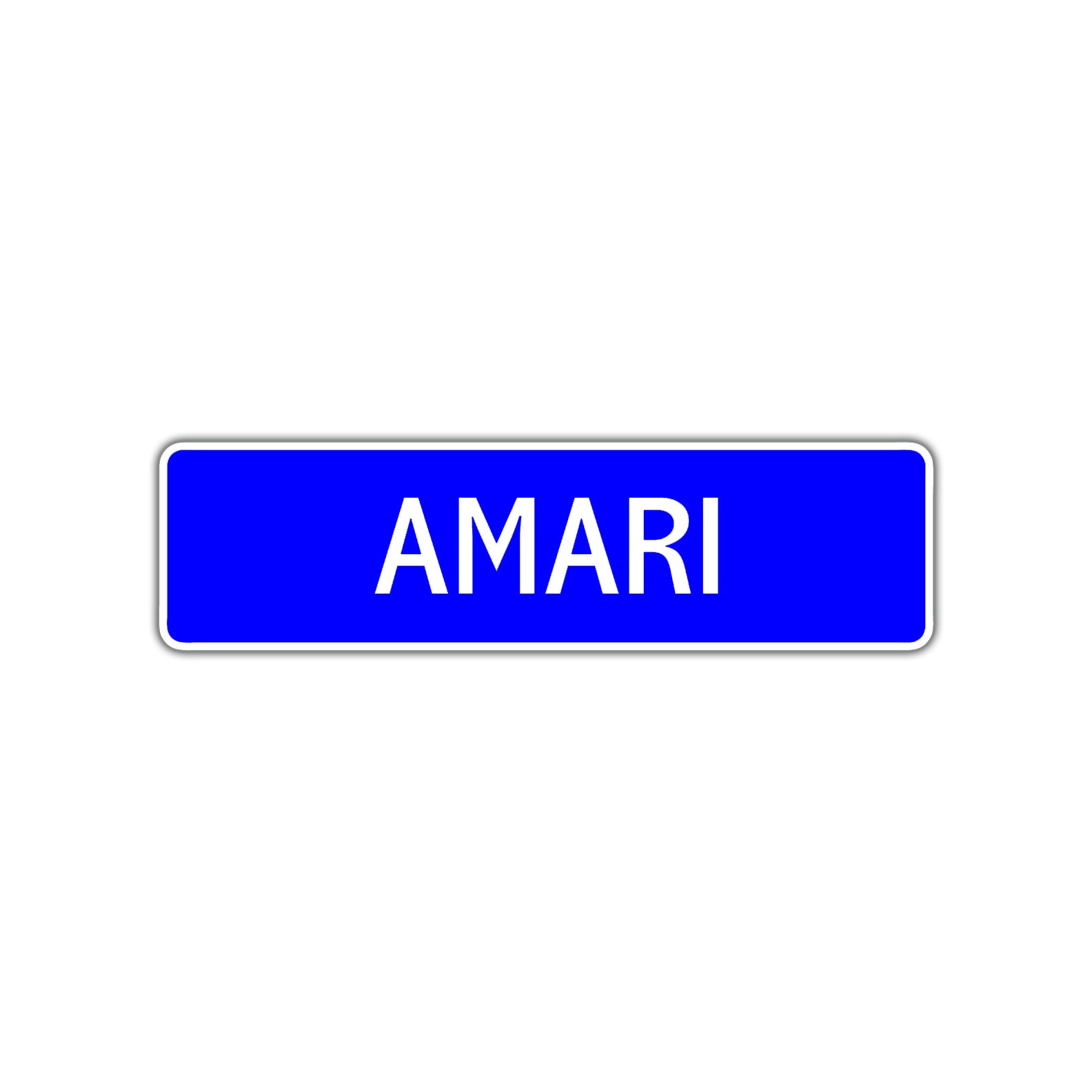 Amari Street Metal Sign 