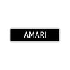 Amari Street Metal Sign Plate