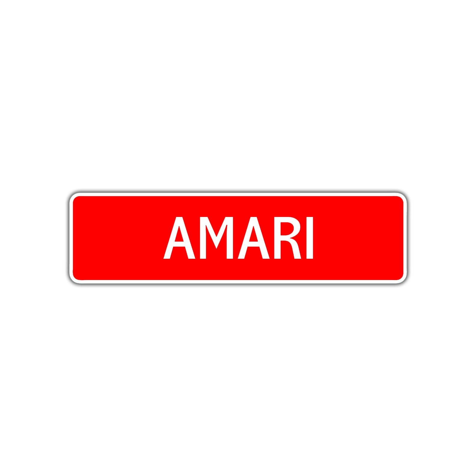 Amari Street Sign