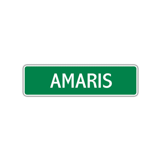 Amaris Street Sign 